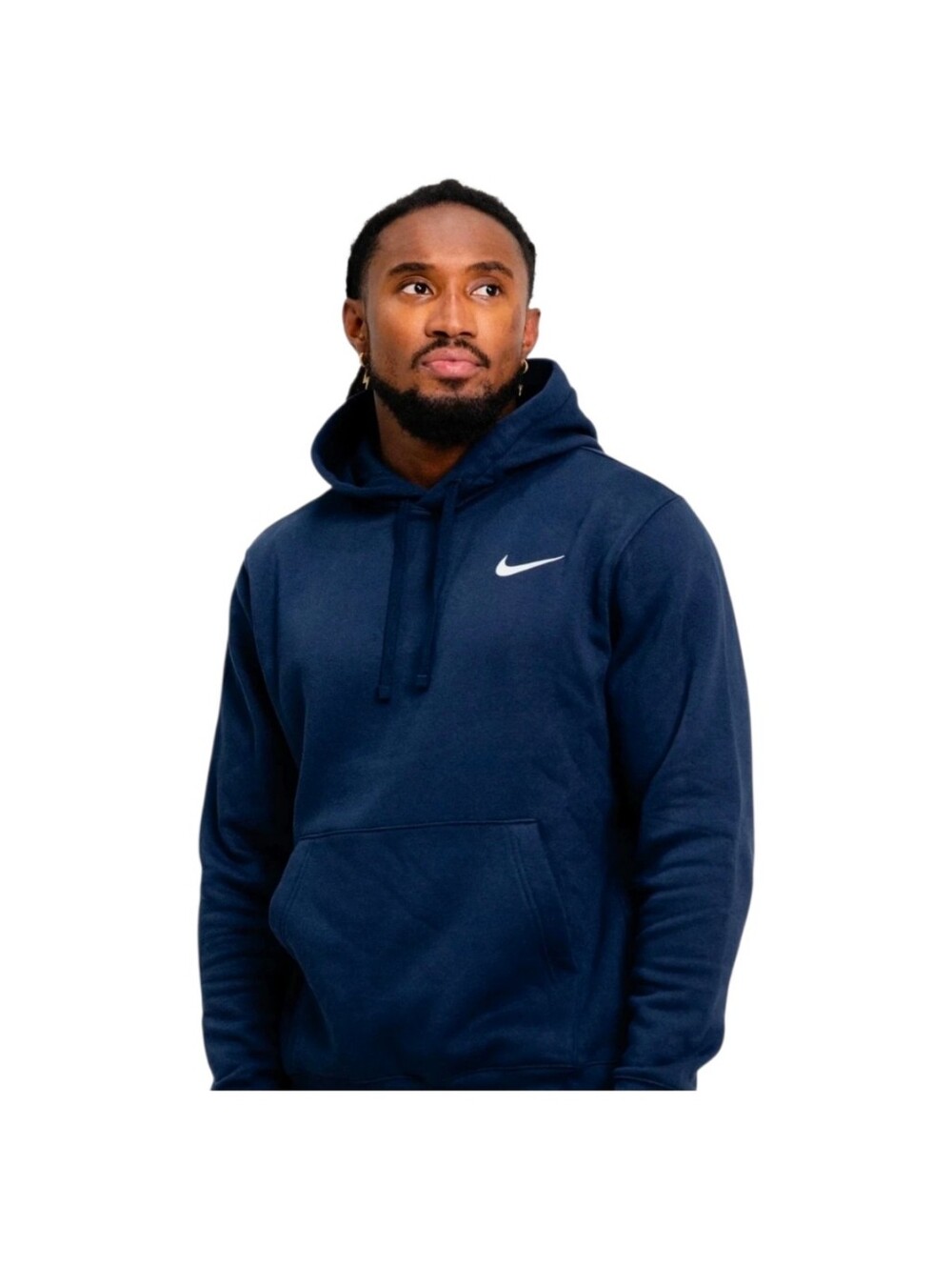 NWT Nike Sweatshirt Mens Obsidian Blue Navy Fleece Hoodie Sweater XL 07162-419